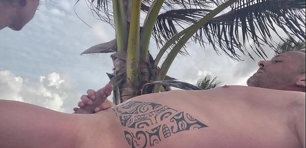  I suck Dorian Del Isla on the beach in Tulum
